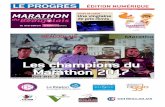 Les champions du Marathon 2017 - cdn-s …cdn-s- · organisateur du Marathon s’est félicité que la course ait ... magazine Jogging International. ... l’un de mes derniers écarts