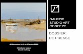 GALERIE STUDIO ART CONCEPT · - CHRISTOPHE VERGER : artiste peintre attiré depuis longtemps déjà par les paysages ostréicoles, qui nous invite à vagabonder dans cet univers marin.