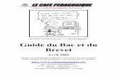 Dessin d'Antoine Legrand - © Café pédagogique Guide … · 1- Textes et règlements : les informations de base sur le brevet et le bac : organisation des épreuves, calendriers,