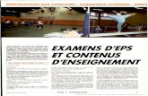 EXAMENS D'EPS ET CONTENUS D'ENSEIGNEMENTuv2s.cerimes.fr/media/revue-eps/media/articles/pdf/70229-27.pdf · PRÉPARATIONS AUX CONCOURS - FORMATION CONTINUE - PRÉPA . EXAMENS D'EPS