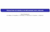 Réduction de modèle en mécanique non linéairematperso.mines-paristech.fr/Donnees/data10/1031-Introduction_DR.pdf · Une aide à la bonne pratique de la modélisation ... Modèle