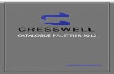 CAATTAALLOOGGUUEE PPAALLEETTTTIIEERR … · 2 Industries Cresswell, pionnier dans la transformation de l’acier. Situé au Québec depuis plus de 50 ans, Industries Cresswell Inc.