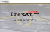 EtherCAT - Le réseau Ethernet · EtherCAT : - Plus rapide - Synchrone - Un Ethernet industriel - Une topologie libre - Simple à configurer - Économique - Simple à implémenter
