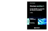 Mécanique quantique 3 Aslangul Corrigés détaillés et ... · est une nouvelle édition très enrichie des corrigés ... rieutord m., Une introduction à la dynamique des fluides