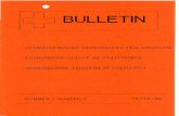 J BULLETIN - stat.ch · Les chaires de Statistiques de l'EPFL ont mis sur pied pour l'année 1991 un COURS POSTGRADE EN STATISTIQUE APPLIQUEE Ce cours postgrade en statistique appliquée