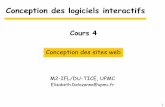 Conception des sites web - Bienvenue sur le site de …lutes.upmc.fr/delozanne/2011-2012/IHM-IFL-TICE/siteIHM/Cours-IHM/C... · Organisation de la séance Cours 4 : Points de repères