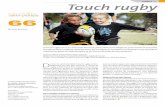 mobile 3 10 Touch rugby - Home » mobilesport.ch€¦ · 3 10 Touch rugby Règles de ... touche n’importe quelle partie du corps ou des vêtements d’un attaquant. Plus les joueurs