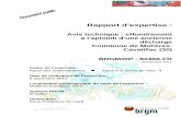 Ra pport d’expertise -  · PDF fileLe système de management de la qualité du BRGM est certifié AFAQ ISO 9001:2008. ... La charge hydraulique augmentant avec