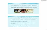 Mettre en œuvre la réforme des rythmes scolairesweb17.ac-poitiers.fr/Jonzac/IMG/pdf/rythmes_et_apprentissages_mini.… · bébé et durant l’enfance est nettement favorisée par