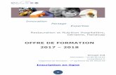 OFFRE DE FORMATION 2017 2018 - ec6.fr · MANAGER DIAGNOSTIQUER et AGIR ... avec les évolutions du marché et des différentes réglementations Présentation Formation de remise à