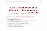 Le Nouveau Petit Robert - doxa.u-pec.frdoxa.u-pec.fr/help/visiteguideeRobert2009.2.pdf · Visite guidée / Le Nouveau Petit Robert de la langue française 2009 - 1 - ... Le dictionnaire