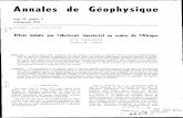 Annales de Géophysique - IRDhorizon.documentation.ird.fr/exl-doc/pleins_textes/pleins_textes_5/... · tome 29, numéro 2 avril-mai-juin 1973 Atm Geopliyr, t. 29, fase. 2, 1973, p.