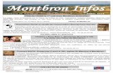 Montbron Infos · Commune de Montbron  AVRIL 2015 Montbron Infos Le matin : foire et brocante sur la Place de l’Hôtel de Ville. Animations, balades gratuites dans les rues