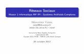 R©seaux Sociaux - Master 1 informatique RIF IFI - verel/TEACHING/12-13/sac-M1/...  2013-09-10 