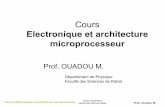 Electronique et architecture microprocesseur - .Cours Electronique et architecture microprocesseur