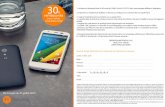 Moto g 4g - images-eu.ssl-images-amazon.com · d’obtenir un remboursement di˛éré de 30€ TTC pour l’achat d’un Motorola Moto G 4G d’une valeur minimum de 30€ TTC, dans