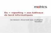 Du « reporting » aux tableaux de bord informatiques - …vito.absyss.fr/docs/Du-reporting-au-tableaux-de-bords-informatiqu... · Exemple d’une fiche ... (BSC) •OVAR (Objectifs