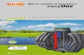 Micro-station d'épuration easyOne - Domin'Eauxdomin-eaux.fr/wp-content/uploads/2015/11/Catalogue_easyOne-1.pdf · Rapport de test : PIA2014-216B14 * Réduction de l'azote (dénitrification)