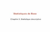 Statistiques de Basepmagal100p/Licence 3 SDV Stat de... · Statistiques de Base ... population donnée. Pour que les résultats observés lors d’une étude soient généralisables