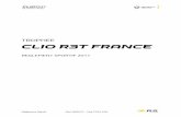 TROPHEE CLIO R3T France 2017 - renaultsport.com · Règlement Sportif MàJ 28/02/17 - Visa FFSA C29 TROPHEE CLIO R3T FRANCE REGLEMENT SPORTIF 2017