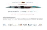 Programme du Colloque CIPESA 2017 · O. El kheir ABRA, O. SERRAR, M. YOUSSFI A2 -6 L’innovation des pratiques pédagogiques par les SPOCS et l’usage des badges numériques: retour