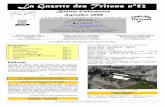 La Gazette des Tritons 52 - Spéléologieclan.des.tritons.free.fr/publications/gazettes/gazette_tritons_52.pdf · importante - trou exceptionnel au niveau cristallo des coulées et