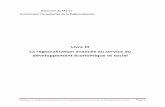 Livre III La régionalisation avancée au service du … · Royaume du Maroc Commission Consultative de la Régionalisation Livre III La régionalisation avancée au service du développement