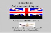 Anglais Aéronautique - cache.media. · PDF fileANGLAIS Vocabulaire & annales corrigées 01/12/2014 3/27 Questions classées par niveau. -I- Vocabulaire aéronautique de base (1 mot)