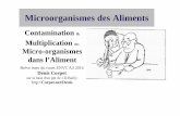 Microorganismes des Aliments - fcorpet.free.frfcorpet.free.fr/Denis/W/Cours-A3-02-Intro-Microbes-Aliments-pwpt.pdf · sur la base d'un ppt de J.D.Bailly http:// Corpet.net ... ma