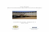 Rapport sur les activitees du Projet BGR Mars 2009 - … · Institut Fédéral de Géociences et Ressources Naturelles ... 5.2.3 Carte de niveau piézometrique de la période 2008