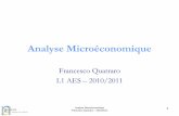 Systèmes d’innovation et territoireshp.gredeg.cnrs.fr/Francesco_Quatraro/Cours Micro/Micro 07.pdf · courbes de coût moyen (total et variable) prennent une forme à U ... •Donc,