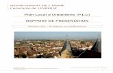 Commune de LEVROUX Plan Local d’Urbanisme … 4.pdf · Dossier 315-P018 Rapport de présentation arrêté par DCM le 11 Juillet 2016 ... La position centrale de Levroux dans le