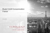 Etude Crédit Consommation France · Eurogroup Consulting – Etude Crédit consommation France 0 Etude Crédit Consommation ... •La tendance des prix de ces biens est à la baisse