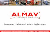 Les experts des op©rations logistiques - ALMAValmav- .(Maroc, Tunisie & Canada) ... Que ce soit