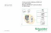 Communication Modbus BCM ULP pour Micrologic … · 5100512864A-02 7/60 Présentation générale de l'option COM (suite) 2 Architecture de la communication DB401540 Présentation