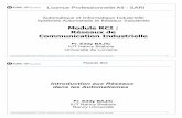 Module RCI : Réseaux de Communication SARI/CMRCI 1 ETUDIANT Introduction aux rese... · PDF fileLicence Professionnelle AII-SARI - IUT Nancy - Université de Lorraine - Eddy BAJIC