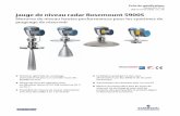 Jauge de niveau radar Rosemount 5900S - .3 Novembre 2014 Rosemount 5900S Informations compl¨tes