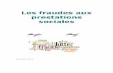 Les fraudes aux prestations sociales - ekladata.comekladata.com/cAACYkLNceAAAPhCSMbaNi4gjhQ.pdf · fraude aux prestations sociales est avant tout une question de gestion et de capacité