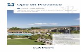 Opio en Provence · Informations Pratiques ... actualisée, se renseigner en agence ou sur le site internet Club Med. Images indicatives et non contractuelles. Title: Couverture
