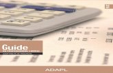 2016 - adapl.asso.fr · Le plan comptable "1982" peut également être utilisé mais il devra être retraité pour établir la déclaration fiscale n°2035 selon les recettes encaissées
