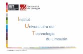 Institut Universitaire de Technologie du Limousin · diplômé de DUT ? Connaissances techniqueset ... DUT Mesures Physiques (MP) (Limoges) Métiers de la mesure dans les domaines