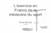 Exercice de la médecine du sport en France. … · La qualification du médecin du sport est attribuée sur demande par le Conseil national de l’Ordre des médecins à tout médecin
