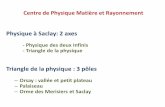 Physique à Saclay: 2 axes - lumat.u-psud.fr · de la dynamique quantique à la réactivité et la nanostructuration, interfaces physique-chimie-biologie. ... Attribution des marchés