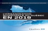 L'organisation municipale au Québec en 2018 · Il s’agit d’une deuxième version du document qui a été mise en ligne en août 2018 ... Bibliothèque et Archives Canada Tous