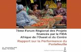 Rapport sur la Performance du Portefeuille · financés par le FIDA ... Chad PROHYPA Projet faisant problème réel (APP) 7 Burkina Faso-PIGEPE , PRASPRU Congo-PRODER, Congo DRC-