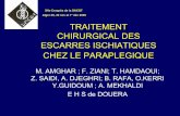 XVe Congrès de la SACOT Alger 29, 30 nov et 1e déc … A/27_M. Amghar.pdf · INTERET DU TRAITEMENT ... ( pott, spina bifida,tumeur...) • Paraplégie post traumatique +++ 36 90