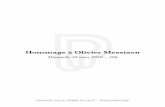 Hommage à Olivier Messiaen - philharmoniedeparis.fr€¦ · Hommage à Olivier Messiaen Dimanche 18 mars 2018 – 16h GRANDE SALLE PIERRE BOULEZ – PHILHARMONIE