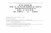 FICHIER DES PERSONNELS DU LYCEE LAMORICIEREalysgo-apollo.org/IMG/pdf/fichier_des_personnels_du_lycee... · Mohamed HAMMICHECHE,1923-1942 ; HERNANDEZ ,1943 . Vincent INFANTES, 1926-1954