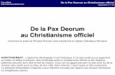De la Pax Deorum au Christianisme officieldownload.pierrebehel.com/oeuvres/conference-pax-deorum-complet.pdf · La répartition du pouvoir entre Patrices, Plébéiens et autres sera