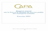 Rapport annuel sur le Prix et la Qualité du Service … · Exercice 2015 Rapport sur le Prix et la Qualité du Service public de transport - CAPA 2015 1/12 . ... la gestion et la